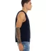 BELLA+CANVAS 3483 Mens Jersey Muscle Tank in Navy side view