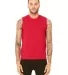 BELLA+CANVAS 3483 Mens Jersey Muscle Tank in Red front view