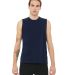 BELLA+CANVAS 3483 Mens Jersey Muscle Tank NAVY front view