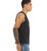 BELLA+CANVAS 3483 Mens Jersey Muscle Tank DARK GRY HEATHER side view