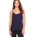 BELLA 8838 Womens Flowy Tank Top MIDNIGHT front view