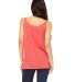 BELLA 8838 Womens Flowy Tank Top RED TRIBLEND back view