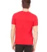 BELLA+CANVAS 3091 Unisex Heavyweight Cotton T-Shir in Red back view