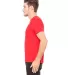 BELLA+CANVAS 3091 Unisex Heavyweight Cotton T-Shir in Red side view