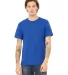 BELLA+CANVAS 3091 Unisex Heavyweight Cotton T-Shir in True royal front view