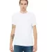 BELLA+CANVAS 3091 Unisex Heavyweight Cotton T-Shir in White front view