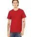 BELLA+CANVAS 3091 Unisex Heavyweight Cotton T-Shir in Red front view