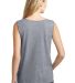 DT4301 District® Juniors Vintage Wash Muscle Tank Heather Grey back view