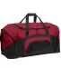 BG99 Port & Company® - Colorblock Sport Duffel True Red/Black front view