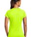 LOE320 OGIO ENDURANCE Ladies Pulse V-Neck Pace Yellow back view