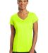 LOE320 OGIO ENDURANCE Ladies Pulse V-Neck Pace Yellow front view