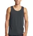 DT5300 District® Young Mens The Concert Tank Charcoal front view