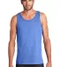 DT5300 District® Young Mens The Concert Tank HtrdRoyal front view