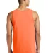 DT5300 District® Young Mens The Concert Tank Neon Orange back view