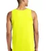DT5300 District® Young Mens The Concert Tank Neon Yellow back view