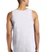 DT5300 District® Young Mens The Concert Tank White Heather back view