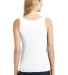 DT5301 District® Juniors The Concert Tank White back view