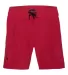 Burnside B9371 Camo-Diamond Dobby Board Short Solid Red front view
