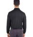 8210LS UltraClub® Adult Cool & Dry Long-Sleeve Me in Black back view