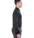 8210LS UltraClub® Adult Cool & Dry Long-Sleeve Me in Black side view