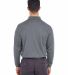 8210LS UltraClub® Adult Cool & Dry Long-Sleeve Me in Charcoal back view