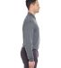 8210LS UltraClub® Adult Cool & Dry Long-Sleeve Me in Charcoal side view