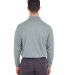 8210LS UltraClub® Adult Cool & Dry Long-Sleeve Me in Silver back view