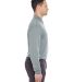 8210LS UltraClub® Adult Cool & Dry Long-Sleeve Me in Silver side view