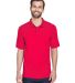 8210T UltraClub® Men's Tall Cool & Dry Mesh Piqu? in Red front view