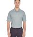 8210T UltraClub® Men's Tall Cool & Dry Mesh Piqu? SILVER front view