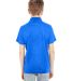 8210Y UltraClub® Youth Cool & Dry Mesh Piqué Pol in Royal back view