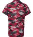 2181 Badger - Youth Camo Short Sleeve T-Shirt Red back view