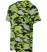 2181 Badger - Youth Camo Short Sleeve T-Shirt Lime side view