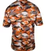 2181 Badger - Youth Camo Short Sleeve T-Shirt Burnt Orange back view