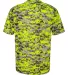 4180 Badger - B-Core Digital Camo T-Shirt Safety Yellow Digital back view