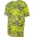 4180 Badger - B-Core Digital Camo T-Shirt Safety Yellow Digital side view