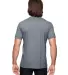 Anvil 6750 by Gildan Tri-Blend T-Shirt in Graphite heather back view