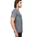 Anvil 6750 by Gildan Tri-Blend T-Shirt in Graphite heather side view