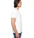 Anvil 6750 by Gildan Tri-Blend T-Shirt in White side view