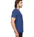 Anvil 6750 by Gildan Tri-Blend T-Shirt in Heather blue side view