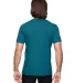 Anvil 6750 by Gildan Tri-Blend T-Shirt in Hth galap blue back view