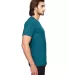 Anvil 6750 by Gildan Tri-Blend T-Shirt in Hth galap blue side view