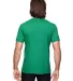 Anvil 6750 by Gildan Tri-Blend T-Shirt in Heather green back view