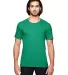 Anvil 6750 by Gildan Tri-Blend T-Shirt in Heather green front view
