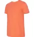 Anvil 6750 by Gildan Tri-Blend T-Shirt in Heather orange side view