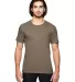 Anvil 6750 by Gildan Tri-Blend T-Shirt in Heather slate front view