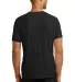 Anvil 6750 by Gildan Tri-Blend T-Shirt in Black back view