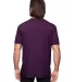 Anvil 6750 by Gildan Tri-Blend T-Shirt in Hth aubergine back view