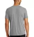 Anvil 6750 by Gildan Tri-Blend T-Shirt in Heather grey back view