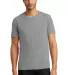 Anvil 6750 by Gildan Tri-Blend T-Shirt in Heather grey front view
